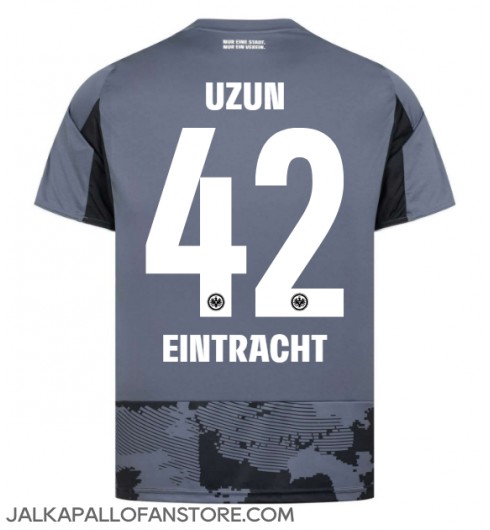 Eintracht Frankfurt Can Uzun #42 Kolmaspaita 2025-26 Lyhythihainen Eintracht Frankfurt Can Uzun #42 Kolmaspaita 2025-26 Lyhythihainen